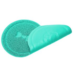 Dog Cat Bowl Mat Pet Food Water Feeding Mat Non-slip Pet Dish Tray Mat Paw Clean Placemat (Option: o8_Aqua)