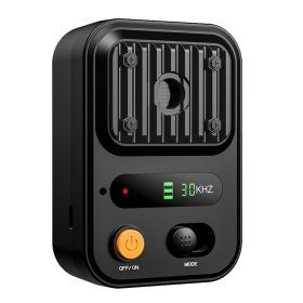 1Pc Ultrasonic Anti-Barking Device Rechargeable Auto Dog Bark Control Deterrent Box Training Device IPX4 Waterproof (Option: Black)