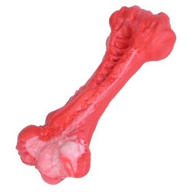 Dog Chew Toy Dog Teething Toy Dog Chew Bone with Beef Flavor Suitable for Aggressive Chewers Small Medium Large Dogs (Option: White_S)